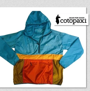 Cotopaxi Women’s Medium Half Zip Windbreaker Lightweight Hiking Hooded Colorful - Picture 1 of 22