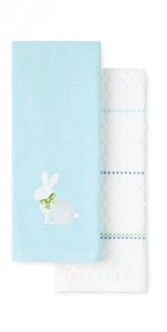 Way to Celebrate Bunny Kitchen Towel Set, Multi-Color, 15"W x 25"L, 2 Pieces - Picture 1 of 6