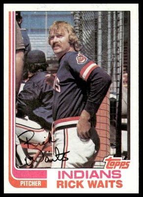 1982 Topps #573 Rick Waits Cleveland Indians - Image 1 of 2
