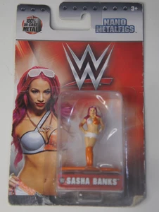 WWE Sasha Banks Nano Metalfigs Mini Figure 1.65" Jada Toys 2017 - Picture 1 of 8
