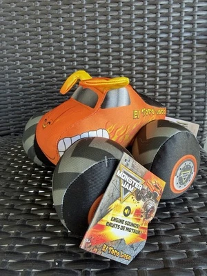 ¡NUEVO! Camión de peluche Monster Jam El Toro Loco 7" con sonidos 2025 Foto 1 de 4