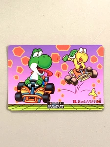 Yoshi - 12 - Super Mario Kart - Nintendo Banpresto Karte Vintage - Bild 1 von 2