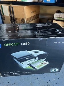 Brand New Factory Sealed HP OfficeJet J4680 All-In-One Inkjet Wireless Printer - Picture 1 of 6