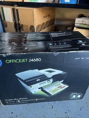 Brand New Factory Sealed HP OfficeJet J4680 All-In-One Inkjet Wireless Printer - Image 1 of 4