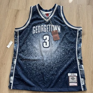 Mitchell & Ness Allen Iverson #3 Georgetown Hoyas Trikot Herren XXL 1995-96 Neu mit Etikett - Bild 1 von 6