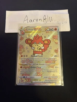 Simisear VSTAR - GG37/GG70 - Crown Zenith: Galarian Gallery (CRZ:GG) - Image 1 of 2