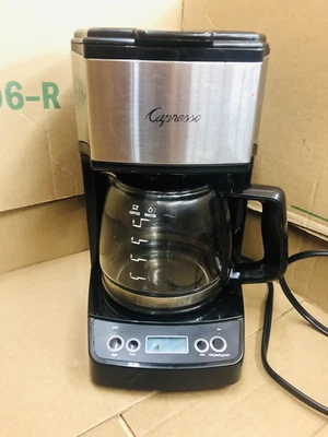 Capresso Black 5-Cup Mini Drip Coffee Maker Tested And Works  - Image 1 of 4