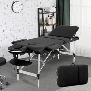 73'' Massage Bed Salon Spa Tattoo Lash Bed Portable & Foldable Massage Table - Picture 1 of 8