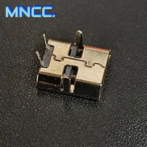 1 x Micro USB Type B Female 2 Pin 2 Post SMD USB Connector Port Socket DIY - Picture 1 of 9