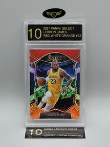 Panini Select 2021 Los Angeles Lakers Lebron James 23 Concourse rojo blanco LRG 10 - Imagen 1 de 2