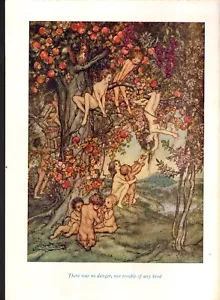 Illustration by Arthur Rackham There was no danger, nor trouble of any kind - Picture 1 of 1