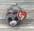 Ty Beanie Boos Teeny Tys 4" Cassie The Grey Cat Stackable Plush Animal Toy