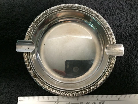Vintage Sterling Silver Redlich Ashtray #2882 Cover