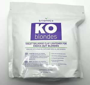 trionics KO Blondes Clay Lightener 16 oz. Violet Balayage Clay Lightener for - Picture 1 of 4