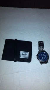 Herschel Supply Card Holder, Men's, Wallet w/ 1 Men's Watch - Picture 1 of 4