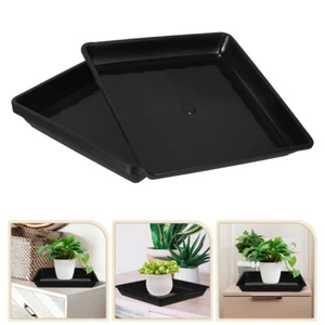 Plant Drip Tray Square Planter Pot Tray Square Planter Saucer Plant Trays - Picture 1 of 12