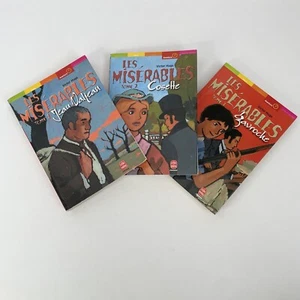 Les misérables Tome 1 2 3 Victor Hugo Livre de poche Jeunesse French Bundle - Bild 1 von 8