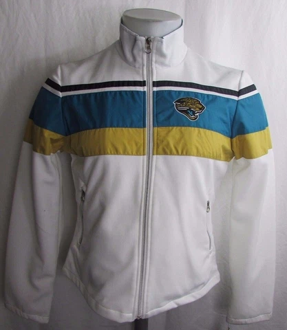 Jacksonville Jaguars NFL Women's Rhinestone Lightweight Track Jacket Cover