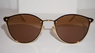 Boucheron Nuevas Gafas de Sol Dorado Habana Marrón BC01195 003 61 18 135 Foto 1 de 4