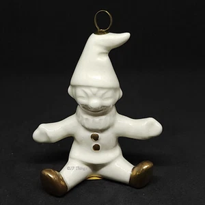 Goebel W Germany White Porcelain Gold Gilt Clown - Bild 1 von 3