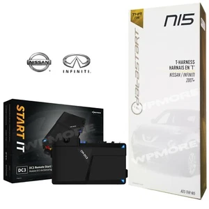 FIRSTECH FT-DC3-LC REMOTE START IT + iDATALINK ADS-THR-NI5 Factory Fit T Harness - Picture 1 of 6