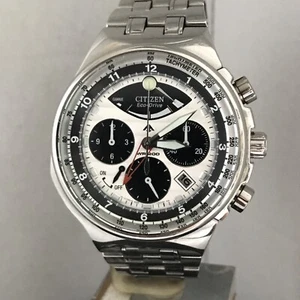Citizen Men's Eco-Drive Alarm Calibre 2100 Chronograph Bracelet Watch AV0031-59A - Picture 1 of 12