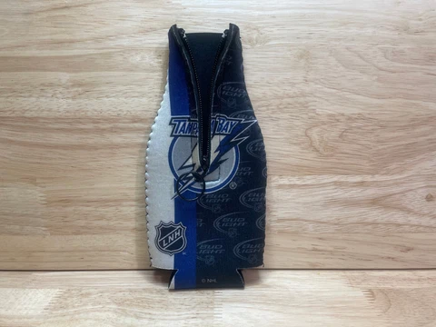 Beer Bottle Holder Cooler Jacket Tampa Bay Lightning NHL - Bud Light Cover