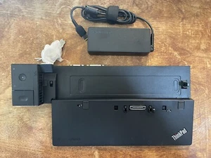 Lenovo Thinkpad Pro Dock Type 40A1 90W Adapter W/ Keys & Power Cord - Picture 1 of 4
