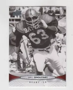 Mike Singletary 2012 UPPER DECK CARD #36 BAYLOR BEARS - Foto 1 di 1