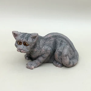 Figura de gato gris United Design Corp Stone Critters 1982 - Imagen 1 de 10