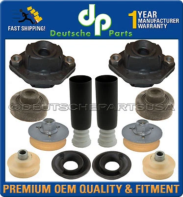 Soporte de montaje de puntal de amortiguador trasero UPP + LOW tope de tope para BMW E82 E88 E90 kit 12 piezas Foto 1 de 4