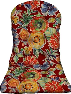 Cojín acolchado RSH Decoración Exterior Adirondack, Colsen Berry Rojo Floral - Imagen 1 de 9
