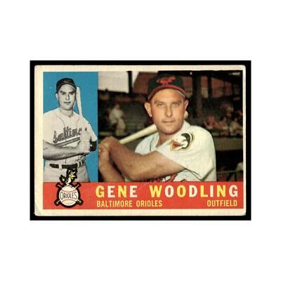 Gene Woodling 1960 Topps #190 Baltimore Orioles Baseball Card EX - Image 1 of 3