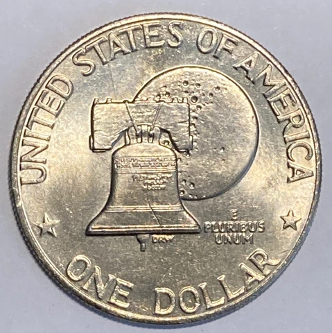 GEM BU 1776 1976 Bicentennial Eisenhower Dollar Type 2 Clad Philadelphia Mint Cover