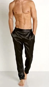 NWT Men’s 2(x)ist After Hours Black Lounge Casual Small Stretch Track Pants - Picture 1 of 12