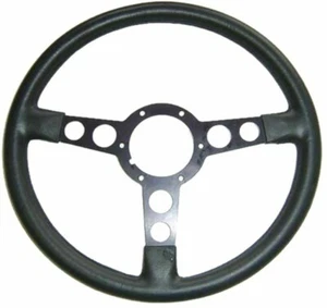 Black Spoke Medium Thickness Formula Steering Wheel 1972-1980 Firebird/Trans AM - Picture 1 of 5