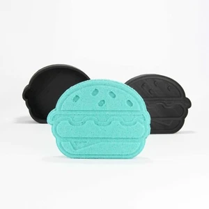 Hamburger Bath Bomb Mold, DIY original BathBombs Set 3D Printed Kit - Picture 1 of 7