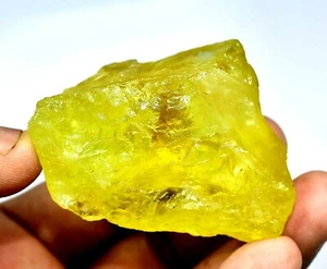 200 to 300 Ct Natural Lemon Citrine CERTIFIED Earth-Mined Specimen Facet Rough - Picture 1 of 6