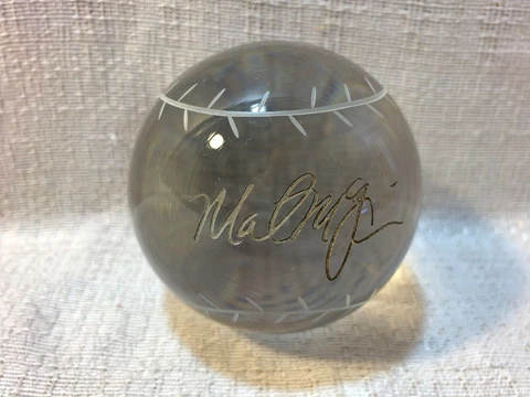 Mark McGwire Cardinals Athletics Etched Crystal Baseball Paperweight #115/1070 Cover