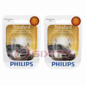 2 pc Philips Rear Side Marker Light Bulbs for Lexus ES250 ES300 ES330 ES350 lo - Picture 1 of 5