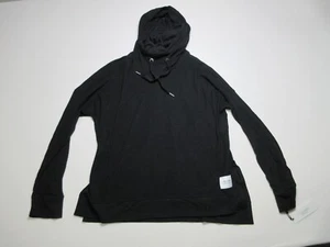 Calvin Klein Performance Black Funnel-Neck High-Low Hoodie Women's Size XL NWT - Picture 1 of 7
