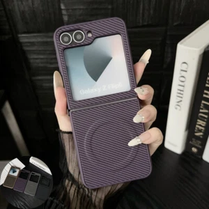 For Samsung Galaxy Z Flip6 Flip5 4 3 Magnetic TPU PC Case Shockproof Plain Cover - Picture 1 of 20