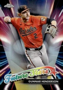 2024 Topps Chrome Update #FSU-2 Gunnar Henderson Future Stars - Picture 1 of 2