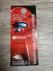 Explore strange new worlds STAR TREK: FEDERATION SCIENCE Maryland Door Hanger 46 - Picture 1 of 2