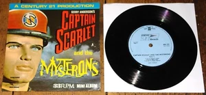 GERRY ANDERSON CAPTAIN SCARLET AND THE MYSTERONS TV CENTURY 21 7" EP 1967 - Picture 1 of 7