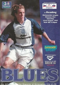 Birmingham City v Reading - Div 1 - 23/8/1997 - Football Programme - Picture 1 of 1