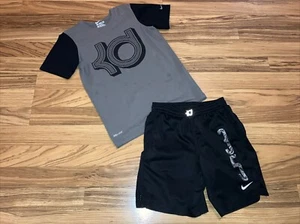 Nike KD Kevin Durant #35 Youth Boys Shirt XS Basketball Shorts Size Large 7 - Picture 1 of 5