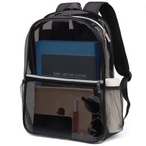Clear Backpack Heavy Duty Large TPU Transparent Backpacks See Through Backpac... - Picture 1 of 6