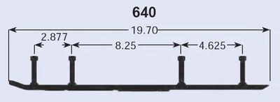 Sports Parts Inc Slasher Six60 corredores para moto de nieve Yamaha SRX700S 2000-2002 Foto 1 de 2
