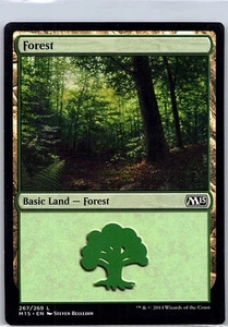 Forest 267 Magic 2015 (M15) - Magic The Gathering MTG - NM - Picture 1 of 2